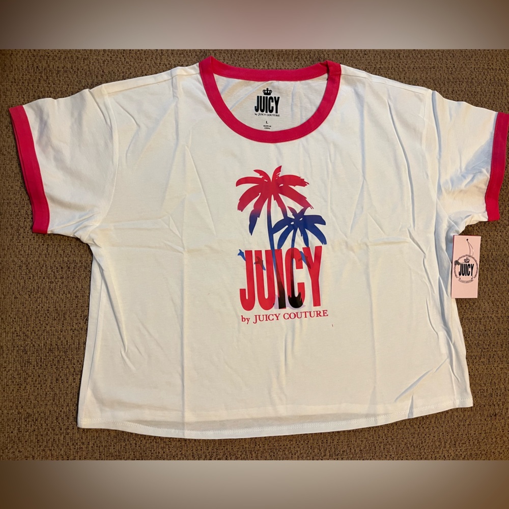 Juicy Couture NWT T-shirt with Palm Trees